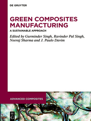 cover image of Green Composites Manufacturing